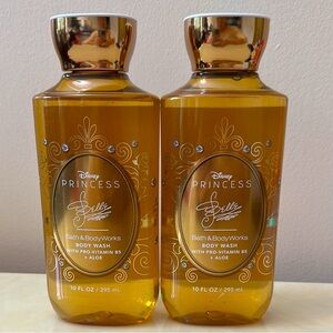 Bath and Body Works Disney Princess Belle Body Wash Two Full Size Bundle